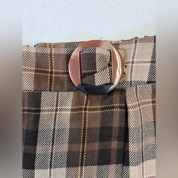 Cato Women’s Brown Plaid Skirt. Size 26/28W - Picture 2 of 14